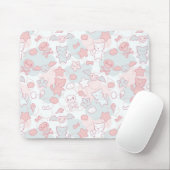 kawaii Muster mit Gekritzel Mousepad (Mit Mouse)