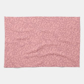 Kawaii Muster mit niedlichen Kuchen Küchentuch (Horizontal)