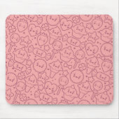Kawaii Muster mit niedlichen Kuchen Mousepad (Vorne)
