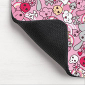 Kawaii Muster Mousepad (Ecke)