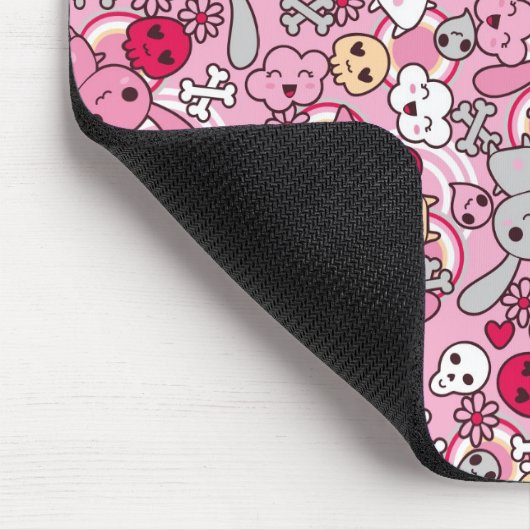 Kawaii Muster Mousepad (Ecke)