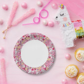 Kawaii-Muster Pappteller (Party)