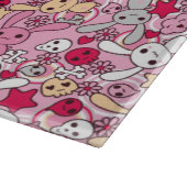 Kawaii Muster Schneidebrett (Ecke)