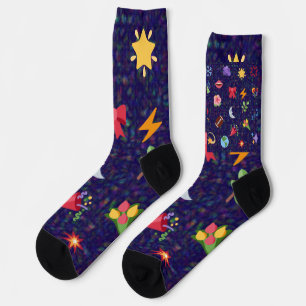 Kawaii-Muster Socken