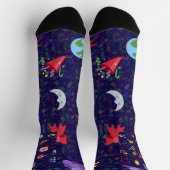 Kawaii-Muster Socken (Oben)