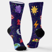 Kawaii-Muster Socken (Gewinkelt)