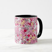 Kawaii Muster Tasse (VorderseiteRechts)