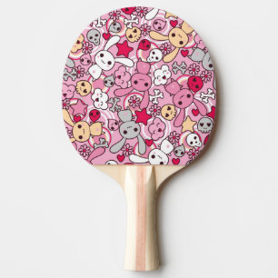 Kawaii Muster Tischtennis Schläger