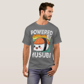 Kawaii Musubi retro funny T-Shirt (Vorne ganz)