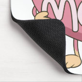 Kawaii-Mutter-Herzumarmungs-Design Mousepad (Ecke)
