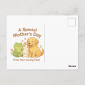 Kawaii Muttertagskarte - Von The Pack Postkarte (Rückseite)