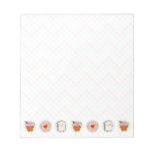 Kawaii Nachmittagstee Notizblock (Vorderseite)