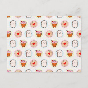 Kawaii Nachmittagstee Postkarte