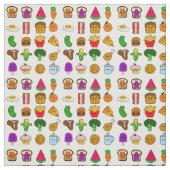 Kawaii Nahrung Stoff (Muster)