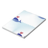 kawaii Narwal Notizblock (Rotiert)