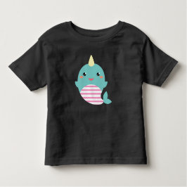 Kawaii Narwhal Kleinkind T-shirt