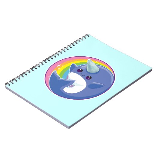 Kawaii Narwhal Notizblock (Linke Seite)