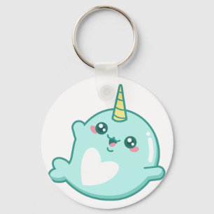 Kawaii Narwhal Schlüsselanhänger
