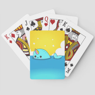Kawaii Narwhal Spielkarten