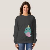 Kawaii Narwhal Sweatshirt (Vorne ganz)
