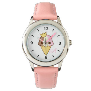 Kawaii neapolitanische Eistüte Armbanduhr