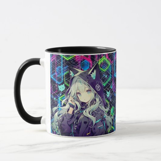 Kawaii Neko Girl Tasse (Links)