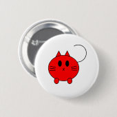 Kawaii Neko Linux Katze Button (Vorne & Hinten)