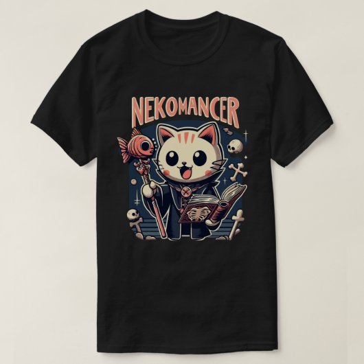 Kawaii Nekomancer T-Shirt (Design vorne)