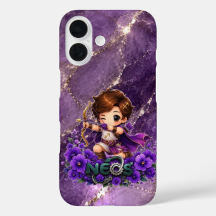 Kawaii Neos Zodiac Schütze iPhone 16 Hülle