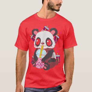 Kawaii Niedlich Anime Panda Boba Bubble Tee Otaku 