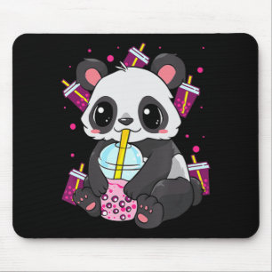 Kawaii Niedlich Anime Panda Boba Bubble Tee Otaku  Mousepad