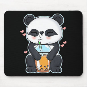 Kawaii Niedlich Anime Panda Boba Bubble Tee Otaku  Mousepad