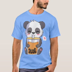 Kawaii Niedlich Anime Panda Otaku Japanische Blase T-Shirt