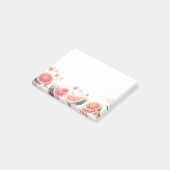 Kawaii, Niedlich, Anime Watermelon Design Post-it Klebezettel (angewinkelt)