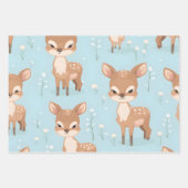 Kawaii Niedlich Baby Deer Geschenkpapier Set (Vorderseite 2)