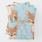 Kawaii Niedlich Baby Deer Geschenkpapier Set (Beispiel)