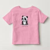 Kawaii Niedlich Baby Panda Design Kleinkind T-shirt (Vorderseite)