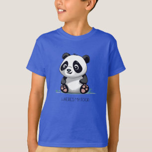 Kawaii Niedlich Baby Panda Design T-Shirt