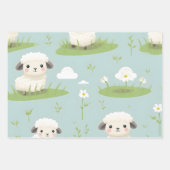 Kawaii Niedlich Baby Sheep Geschenkpapier Set (Vorderseite)