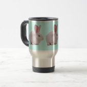 Kawaii Niedlich Bunny Rabbit Reisebecher (Vorderseite Links)