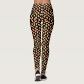 Kawaii Niedlich Candy Corn Pattern Halloween Leggings (Rückseite)