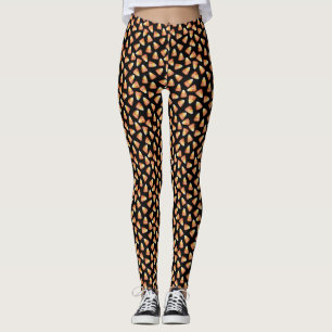 Kawaii Niedlich Candy Corn Pattern Halloween Leggings