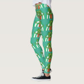 Kawaii Niedlich Cat Cactus Pflanze Pet Leggings (Links)
