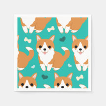 Kawaii Niedlich Corgi Hund - einfaches Illustratio