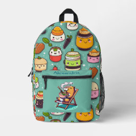 Kawaii Niedlich Custom Ramen Bedruckter Rucksack