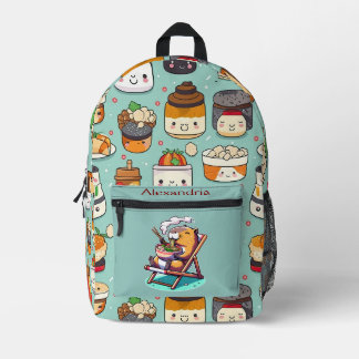 Kawaii Niedlich Custom Ramen Bedruckter Rucksack