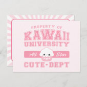 Kawaii Niedlich Dept Postkarte (Vorne/Hinten)