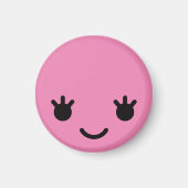 Kawaii Niedlich Face Magnet (Vorne)
