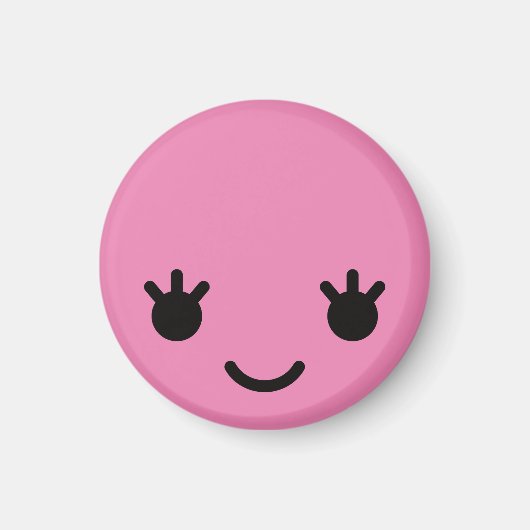 Kawaii Niedlich Face Magnet (Vorne)