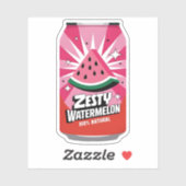 Kawaii Niedlich Fun Frucht Wassermelone Juice Drin Aufkleber (Blatt)